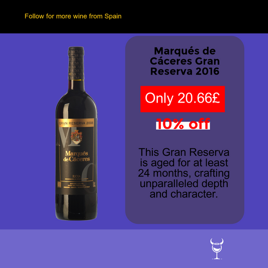Discover the Richness of Marqués de Cáceres Gran Reserva 2016
