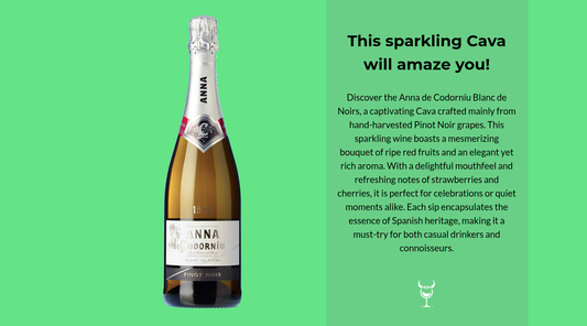 Discover the Charm of Anna de Codorníu Blanc de Noirs