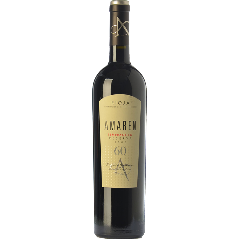 Amaren Tempranillo Reserva 2015